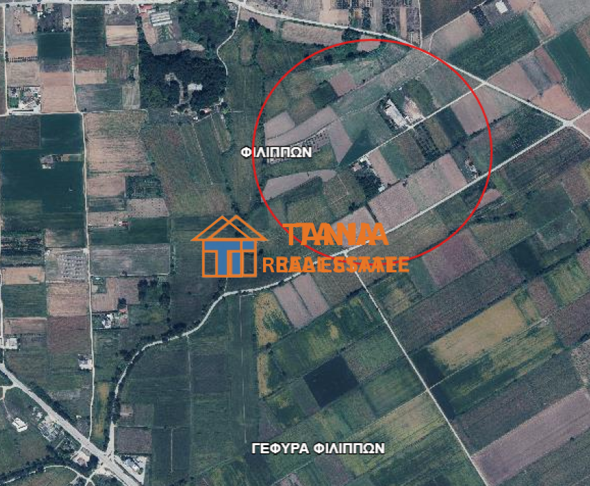 Продава се парцел с постройка във Филипи, Кавала