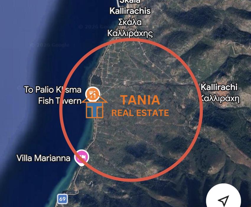 Land for sale in Thassos, Skala Kalirahi