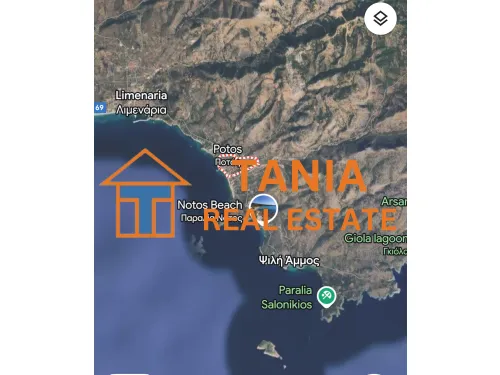 Парцел за продажба на о. Тасос, Потос