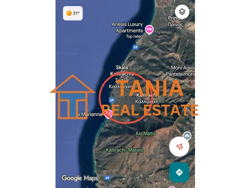 Земя за продажба на о. Тасос, Скала Калирахи